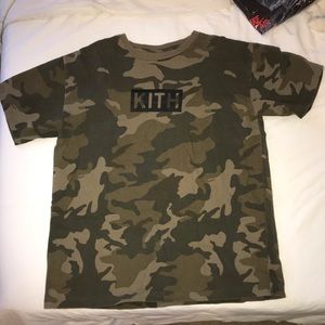KITH Classic Men’s Woodland Camo Camouflaged Shirt